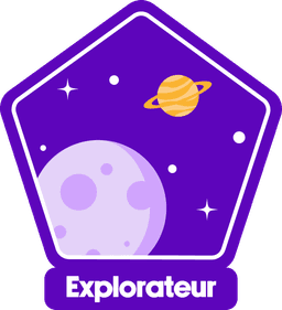 Badge Explorateur de Planètes